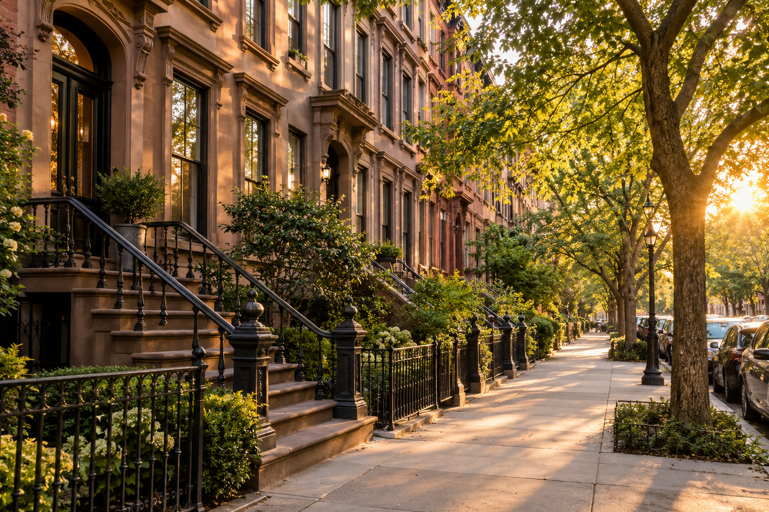 Brooklyn brownstone neighborhood
